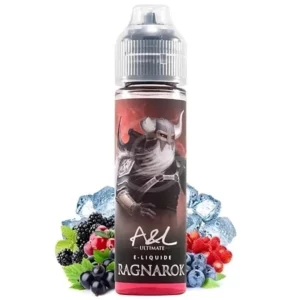 Eliquide Ragnarok Ultimate 50 ml : fraise, framboise, mûre, cassis glacés 😍 PROMOS et PRIX DÉGRESSIFS 😍 Fabriqué en France 👍 - ⚡⚡⚡ LIVRAISON RAPIDE ⚡⚡⚡ eliquide-jungle.fr