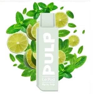 Pod Flip Citron Vert Menthe by PULP : Fusion feuille de menthe et citron vert | 😍 PROMOS et PRIX DÉGRESSIFS 😍 | Made in France 👍 | ⚡⚡⚡ LIVRAISON RAPIDE ⚡⚡⚡ eliquide-jungle.fr