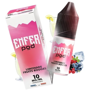 Eliquide Limonade Fruits Rouges Enfer Pod 10 ml : limonade fruits rouges frais | 😍 PROMOS et PRIX DÉGRESSIFS 😍 | Made in France 👍 | ⚡⚡⚡ LIVRAISON RAPIDE ⚡⚡⚡ eliquide-jungle.fr