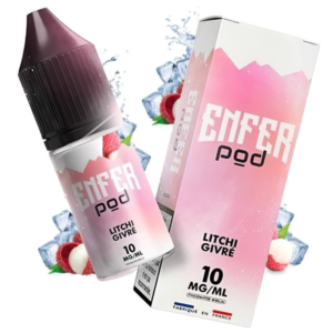 Eliquide Litchi Givré Enfer Pod 10 ml par Vape 47 : litchi juteux ultra-frais | 😍 PROMOS et PRIX DÉGRESSIFS 😍 | Made in France 👍 | ⚡⚡⚡ LIVRAISON RAPIDE ⚡⚡⚡ eliquide-jungle.fr