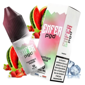 Eliquide Pasteque Fraise Enfer Pod 10 ml par Vape 47 : pastèque fraise glacé 😍 PROMOS et PRIX DÉGRESSIFS 😍 | Made in France 👍 | ⚡⚡⚡ LIVRAISON RAPIDE ⚡⚡⚡ eliquide-jungle.fr