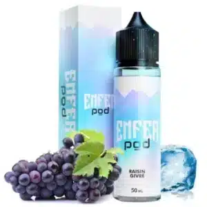 Enfer Pod Raisin Givre Eliquide par Vape 47 : Le raisin et fraicheur intense 😍 PROMOS + POINTS + PRIX DÉGRESSIFS 😍 | Made in France | ⚡⚡⚡ LIVRAISON RAPIDE ⚡⚡⚡ www.eliquide-jungle.fr