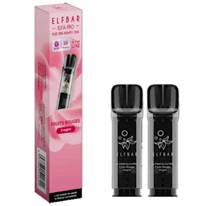 2 Recharge Elfbar Fruit Rouge Elfa Pro Pod ELF BAR : Arômes de fruits rouges 😍 PROMOS + POINTS + PRIX DÉGRESSIFS 😍 | ⚡ LIVRAISON RAPIDE ⚡ www.eLiquide-jungle.fr
