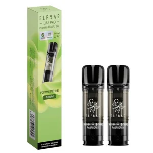 2 Capsule Elf Bar Pomme Peche Recharge Pod Elfa Pro Pod ELF BAR : Arômes de Pomme et de Peche 😍 PROMOS + POINTS + PRIX DÉGRESSIFS 😍 | ⚡ LIVRAISON RAPIDE ⚡ www.eLiquide-jungle.fr