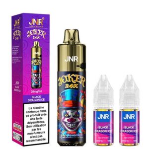 JNR Joker Black Dragon Ice 24 000 Puffs | 😍 PROMOS + POINTS + PRIX DÉGRESSIFS | ⚡ LIVRAISON RAPIDE ⚡ www.eliquide-jungle.fr
