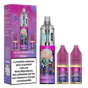 Puff Tornado Black Dragon Ice 20K Randm FUMOT | 😍 PROMOS + POINTS + PRIX DÉGRESSIFS 😍 | ⚡ LIVRAISON RAPIDE ⚡ | Fruit du Dragon Glacé AUTHENTIQUE RANDM TORNADO - www.eliquide-jungle.fr