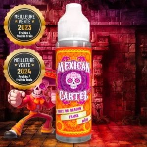 e-Liquide Mexican Cartel Fruit du Dragon Fraise Mûre. PG/VG 50/50 😍 PROMOS + POINTS + PRIX DÉGRESSIFS 😍 | ⚡ LIVRAISON RAPIDE ⚡ eLiquide Dragon Fraise Mûre. | www.eliquide-jungle.fr
