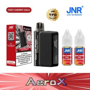 JNR AeroX Fizzy Cherry Cola 32K Puff 20mg | 😍 PROMOS + POINTS + PRIX DÉGRESSIFS 😍 | ⚡ LIVRAISON RAPIDE ⚡ | La Puff JNR Haut de Gamme 32K : cola, cerise, frais - www.eliquide-jungle.fr