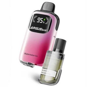 Kit Argus Bar Watermelon Ice 12K Puffs avec pod 10 ml préremplit 😍 PROMOS + POINTS + PRIX DÉGRESSIFS 😍 | ⚡ LIVRAISON RAPIDE ⚡ Arôme de pastèque et fraîcheur / www.eliquide-jungle.fr