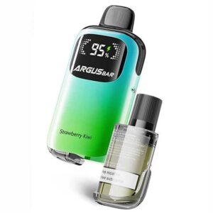 Voopoo Argus Bar Prime Strawberry Kiwi 12K Puffs 20mg avec pod 10 ml préremplit 😍 PROMOS + POINTS + PRIX DÉGRESSIFS 😍 | ⚡ LIVRAISON RAPIDE ⚡ Fraise et kiwi