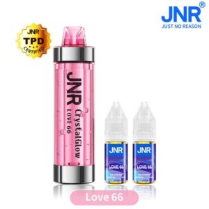 Puff JNR Crystal Love 66 33K 20mg | 😍 PROMOS + POINTS + PRIX DÉGRESSIFS 😍 | ⚡ LIVRAISON RAPIDE ⚡ | La Puff 33K JNR transparente avec LED RGB - eliquide-jungle.fr