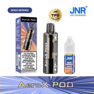 AeroX Pod JNR recharge Mixed Berries 20mg | 😍 PROMOS + POINTS + PRIX DÉGRESSIFS 😍 | ⚡LIVRAISON RAPIDE ⚡ | Pod pour la Puff JNR Haut de Gamme 32K / eliquide-jungle.fr
