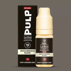 PULP Mozambique Le Pod Liquide : Au gout de classic blond | 😍 PROMOS + POINTS + PRIX DÉGRESSIFS 😍 Made in France ⚡⚡ LIVRAISON RAPIDE ⚡⚡ eliquide-jungle.fr