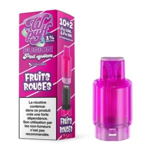 Recharge Wpuff Fusion Pod System 2.0 - Fruits Rouges - Liquideo 😍 PRIX MALIN + PRIX DÉGRESSIFS 😍 ⚡LIVRAISON RAPIDE ⚡ Pod pour la Puff Wpuff Fusion 2.0