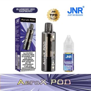 Recharge puff AeroX Pod JNR Blueberry Red Raspberry 20mg | 😍 PROMOS + POINTS + PRIX DÉGRESSIFS 😍 | ⚡LIVRAISON RAPIDE ⚡ | Pod pour la Puff JNR 32K / eliquide-jungle.fr