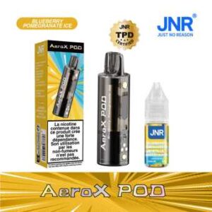 AEROX POD JNR Blueberry Pomegranate Ice 20mg | 😍 PROMOS + POINTS + PRIX DÉGRESSIFS 😍 | ⚡⚡⚡ LIVRAISON RAPIDE ⚡⚡⚡ | Le Pod pour la Puff JNR Haut de Gamme 32K - eliquide-jungle.fr