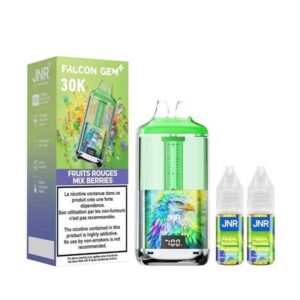 Falcon Mixed Berries – Puff JNR Falcon Gem+ 30K Puffs | 😍 PRIX MALINS + POINTS + PRIX DÉGRESSIFS 😍 | ⚡ LIVRAISON RAPIDE ⚡ | La 30 000 Puff Falcon GEM+ / eliquide-jungle.fr