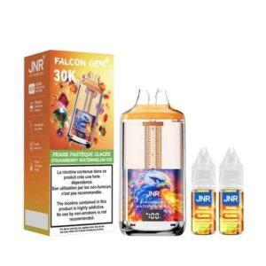 Falcon Strawberry Watermelon Ice JNR Gem 30K Puffs | 😍 PRIX MALINS + POINTS + PRIX DÉGRESSIFS 😍 | ⚡ LIVRAISON RAPIDE ⚡ | La 30 000 Puff Falcon GEM+ / eliquide-jungle.fr