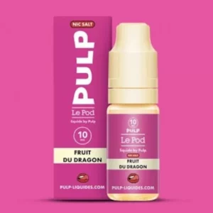 Pod Fruit du Dragon PULP : Le Pod Liquide : Au gout de Fruit du Dragon | 😍 PROMOS + POINTS + PRIX DÉGRESSIFS 😍 Made in France ⚡⚡ LIVRAISON RAPIDE ⚡⚡ eliquide-jungle.fr