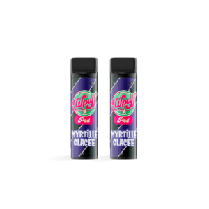 Recharge Wpuff 1800 Myrtille Glacée Liquideo - Pack de 2 pods 2ml